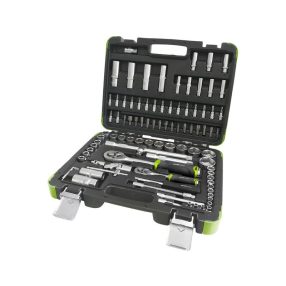   EXTOL Dugókulcs klt., CV., racsnis 45fog ; 1/4" 1/2", 94db, 4-32mm, 32db bit (918094)