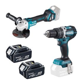   Makita szerszámgép szett 18V LXT Li-ion BL klt DHP484Z+DGA513Z+2,5,0Ah