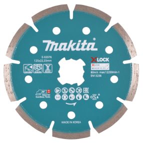   Makita E-02076 gyémánttárcsa 125mm szegmenses X-LOCK (MAK-E-02076)