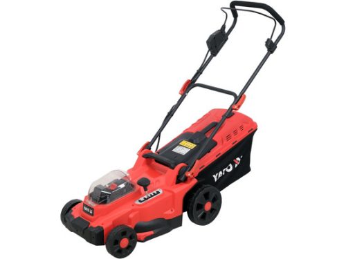 YATO YT-85222 Akkumulátoros fűnyíró 2x18V, 37cm (85222)