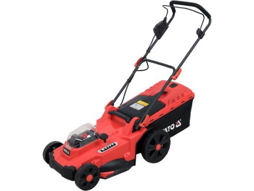 YATO YT-85224 Akkumulátoros fűnyíró 2x18V, 43cm (85224)